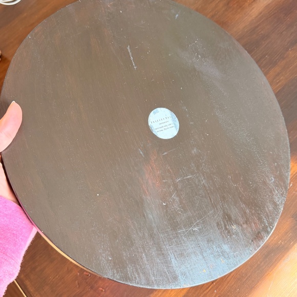 4 wooden pottery barn chargers - Picture 14 of 16